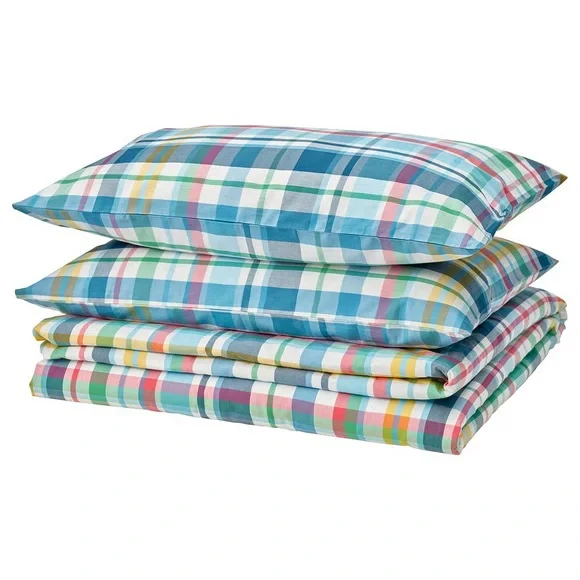 Colorful Plaid Bedding Set